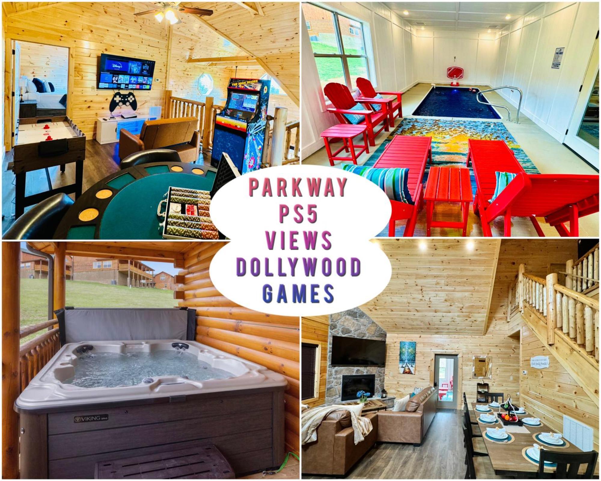 New! Indoor Pool/Ps 5/Hot Tub/Parkway Villa Pigeon Forge Exterior foto